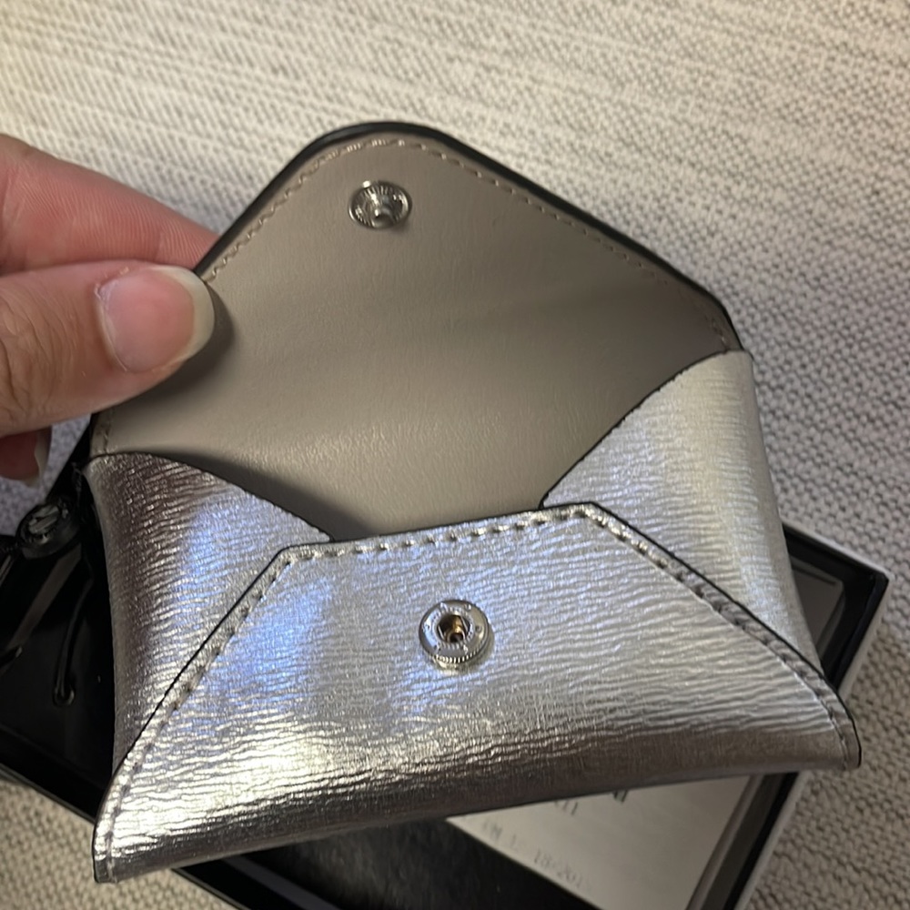 DKNY Silver Card Case - Picture 3 of 4